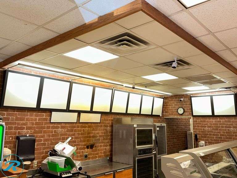 (5) Magnetic Wall Mount Lighted Menu Boards, 48″