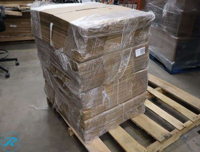 (4) Bundle of Cardboard Boxes 14x14x10 25 Pack (100 in total) - New/Minor Damage - Roller Auctions