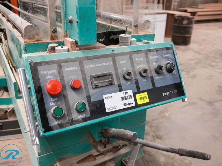 Edgetech CTS740 Countertop Miter Saw w/ Dust Collector, S/N 99070260 - Roller Auctions