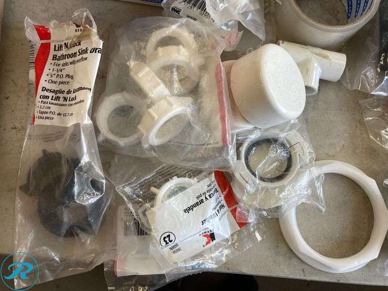 (334) New- Assorted PVC plumbing supplies See photos - Roller Auctions