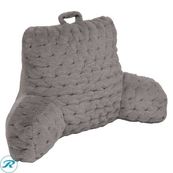 (2) BTS Faux Fur Backrest Pillow - New - Roller Auctions