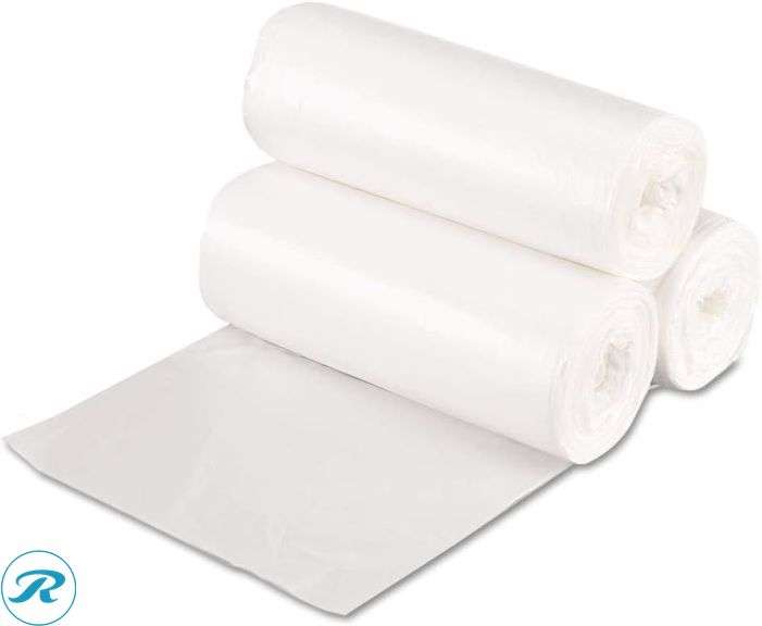 (4) 24 X 31 High Density Can Liner 16 Gallon, .50mil, 500 Bags Per Case - New