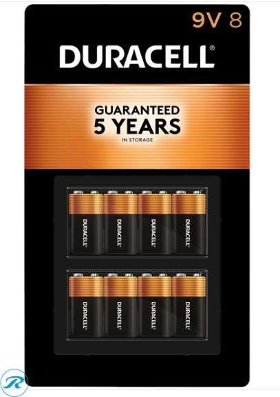 Duracell: Coppertop Alkaline C Batteries, 14 ct- New/ Open Box; (2)Duracell: Coppertop Alkaline 9 Volt Batteries, 8 ct- New/ Open Box - Roller Auctions