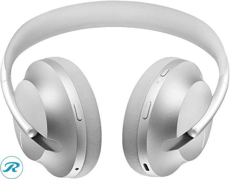 Bose Noise Cancelling Wireless Bluetooth Headphones 700, with Alexa Voice Control, Silver - Like New/Refurbished - Roller Auctions
