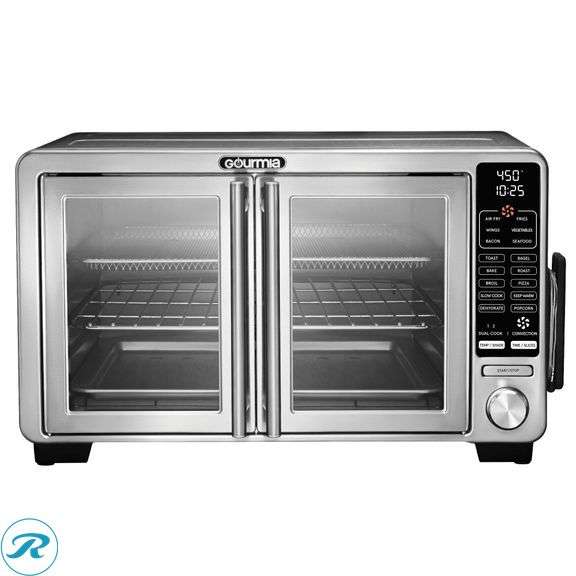 Gourmia XL Digital Countertop Oven with Air Fry - Like New - Dent in the back of Unit - Roller Auctions