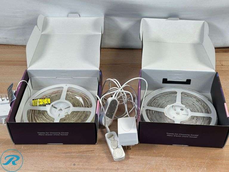 (2) Govee 49.2ft RGBIC Pro LED Strip lights - Used - Roller Auctions