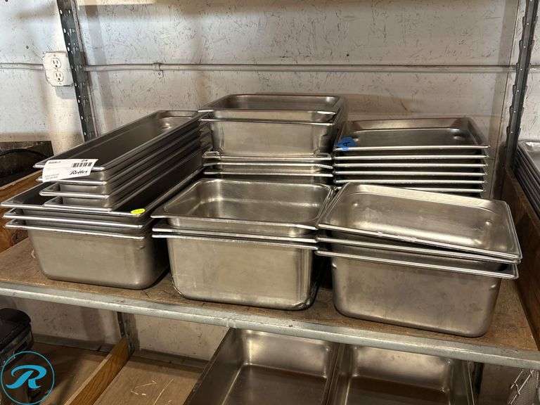 (27) Stainless Steel Insert Pans