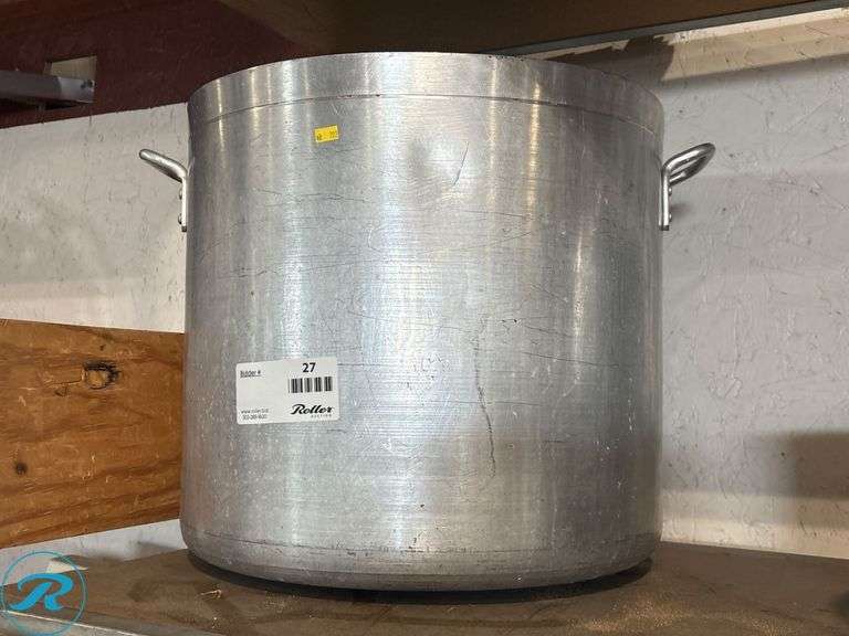 Aluminum Stock Pot with Dual Handles