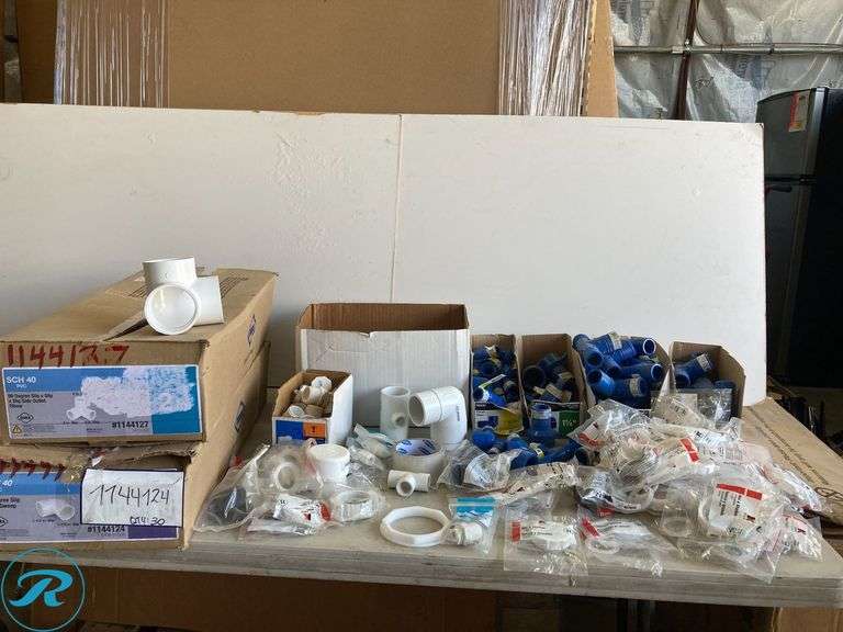 (334) New- Assorted PVC plumbing supplies See photos - Roller Auctions