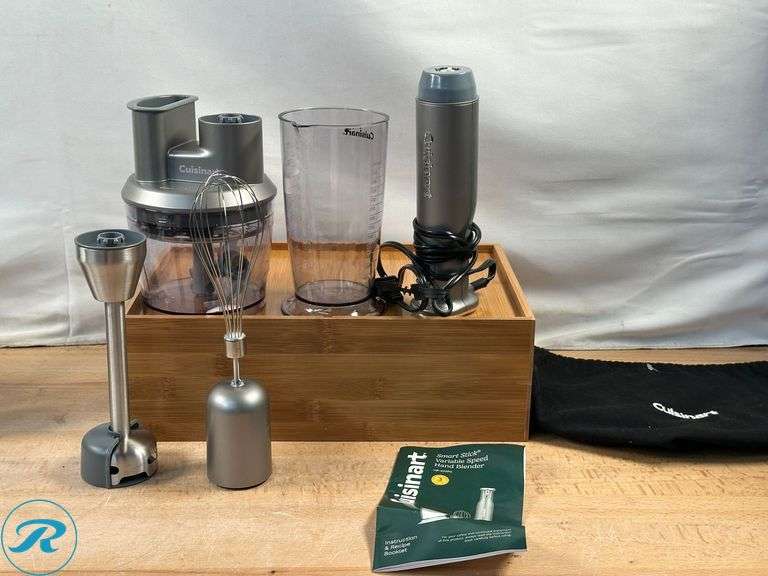 (2) Cuisinart Variable Speed Immersion Blender with Food Processor - Used - Roller Auctions