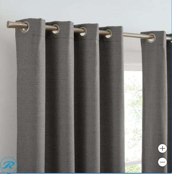 (2) Maxwell Total Blackout Window Curtains, 52” x 84”, 2-piece Set- (1) New, (1) Like New - Roller Auctions