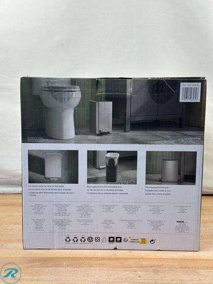 Kohler 6L Step Trash Can, 2-pack - New - Roller Auctions