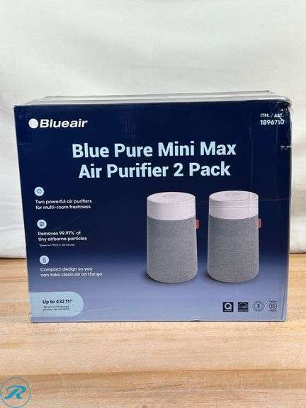 Blue Pure Mini Max Air Purifier, 2-pack By Blueair - New - Roller Auctions