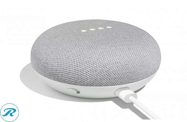 (2) Google™: Home Mini Speaker, Chalk- New - Roller Auctions