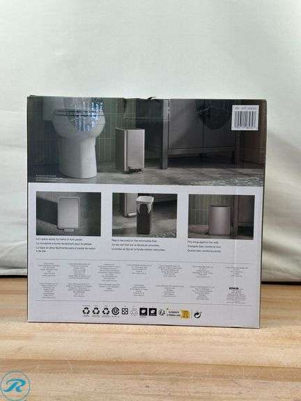 Kohler 6L Step Trash Can, 2-pack - New - Roller Auctions