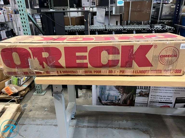 Oreck XL Commercial Orbiter Floor Machine, w/Pad Holder, Silver, $499 Retail  - New - Roller Auctions