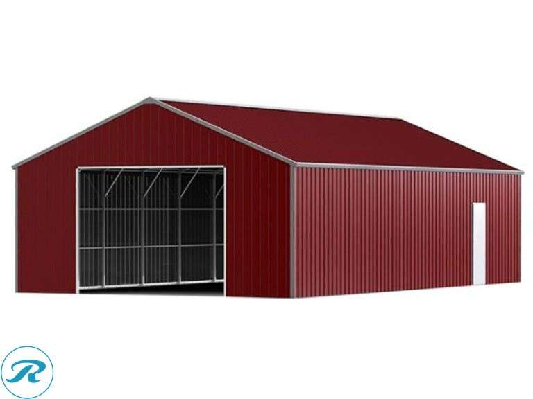 New KJ K2545G Metal Garage, 46' x 25'