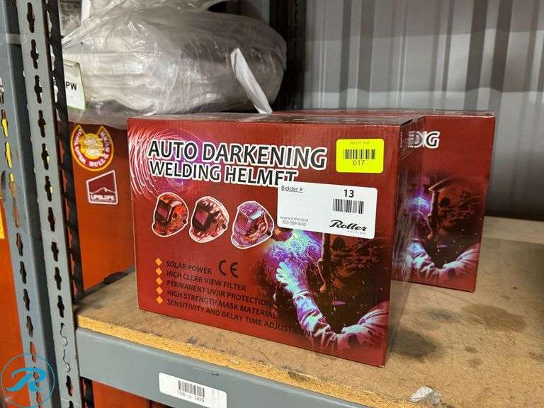 (2) New Auto Darkening Welding Helmets - Roller Auctions