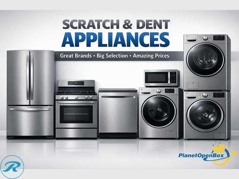 February 12, 2026 - Scratch and Dent Appliances Selling Within the Factory Return Home Goods, Electronics & General Merchandise