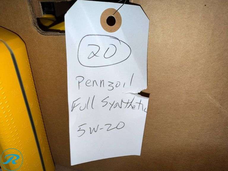 (20) Pennzoil Full Synthetic 5W-20 Motor Oil, 1 Quart Each - Roller Auctions