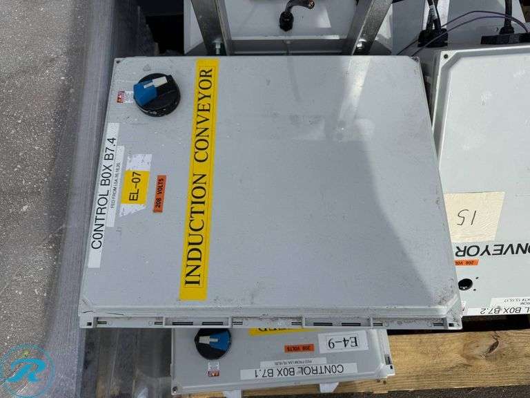 Pallet of Induction Conveyor Control Boxes - Roller Auctions