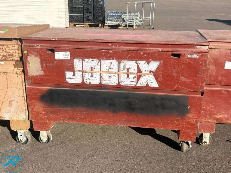 Jobox Steel Tool Storage Chest on Casters - Roller Auctions