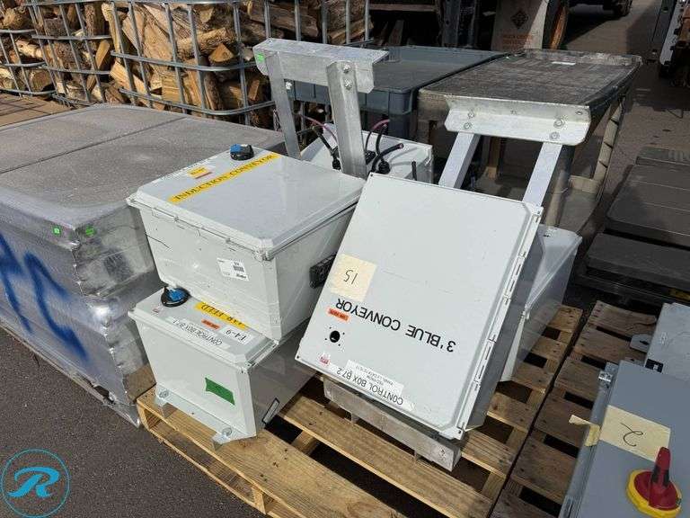 Pallet of Induction Conveyor Control Boxes - Roller Auctions