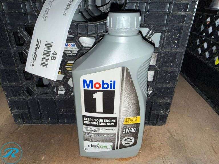 (18) Mobil 1 Full Synthetic Motor Oil, 5W-30, 1 Quart