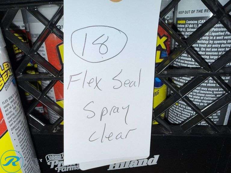 (18) Flex Seal Clear Rubber Spray Sealant, 14 oz - Roller Auctions