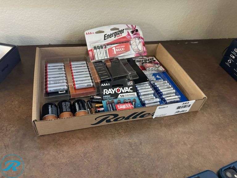 Tray of Assorted Batteries - Roller Auctions