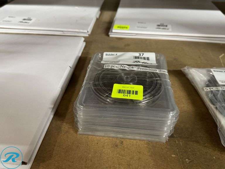 New 10-Pack Premium Diamond Blades, 4" - Roller Auctions