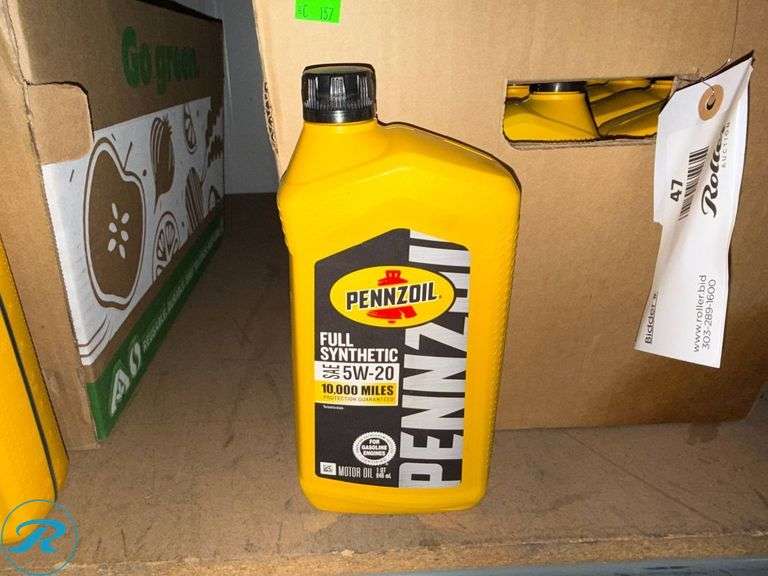 (20) Pennzoil Full Synthetic 5W-20 Motor Oil, 1 Quart Each