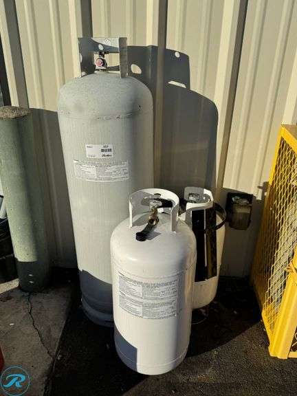 (3) Propane Storage Cylinders (Empty) - Roller Auctions