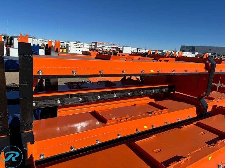 New Kit Container Pull-Back Snow Pusher Attachment to Fit Skid Steer ...