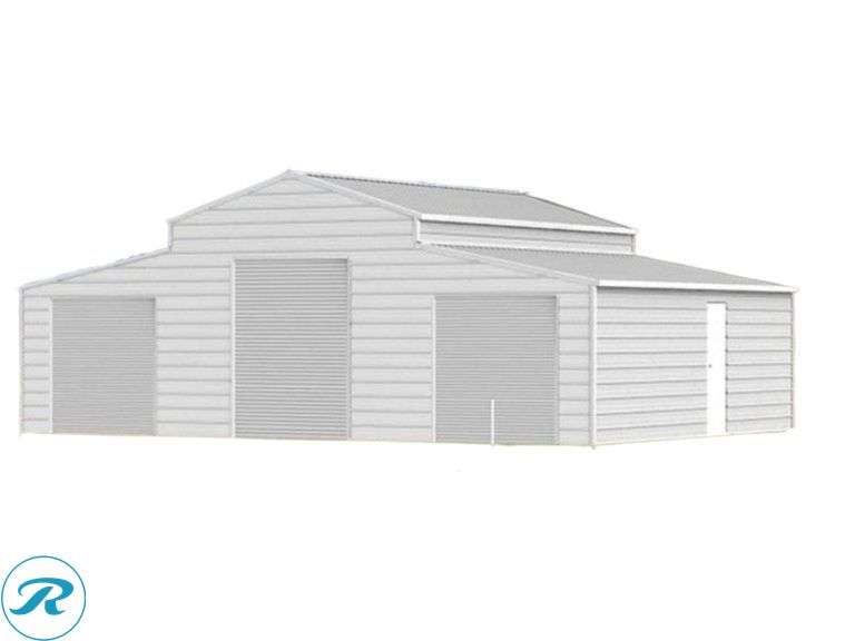 New KJ K4230W Metal Storage Shed, 42' x 30'