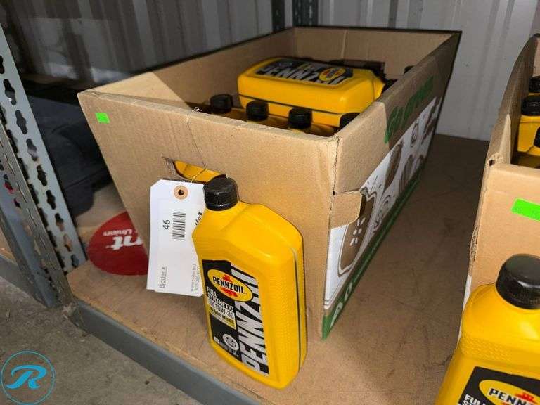 (18) Pennzoil Full Synthetic 10W-30 Motor Oil, 1 Quart Bottles - Roller Auctions