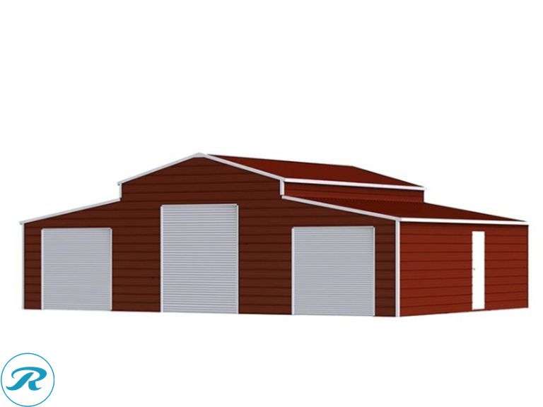 New KJ K4230G Metal Storage Shed, 42' x 30'