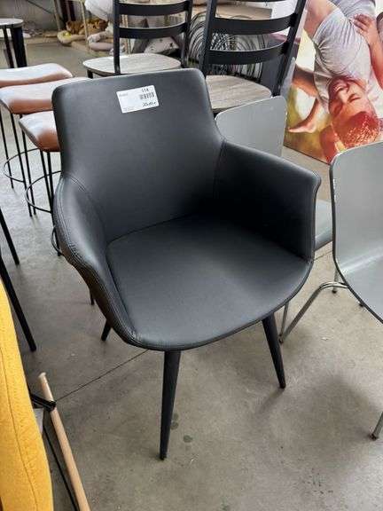 Faux Leather Arm Chair