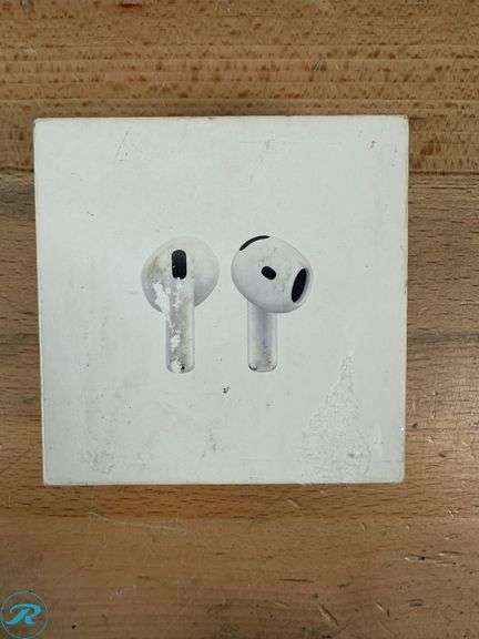 Apple AirPods 4 Wireless Earbuds White - Used/Deep Scratches On Case