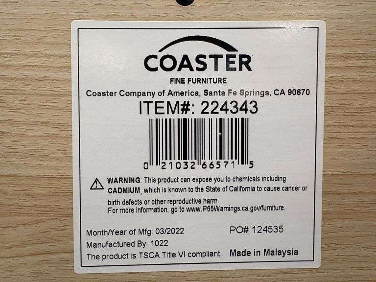 Coaster 224343 8-Drawer Dresser - Roller Auctions