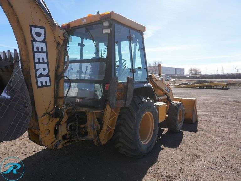 1998 John Deere 410E 4WD Loader/Backhoe - Roller Auctions