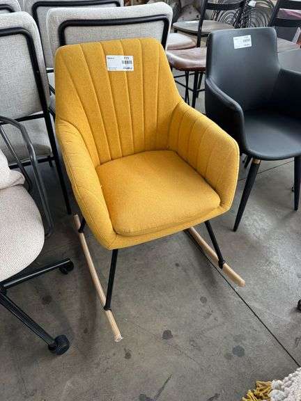 Upholstered Rocking Arm Chair
