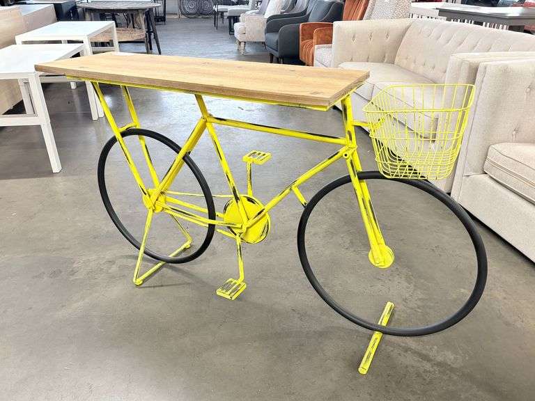 Metal Bicycle Console Table - Roller Auctions
