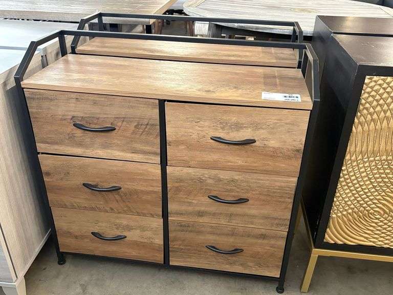 (2) 6-Drawer Side Tables