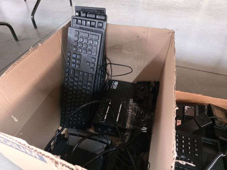 Assorted Computer Keyboards and Office Telephones - Roller Auctions