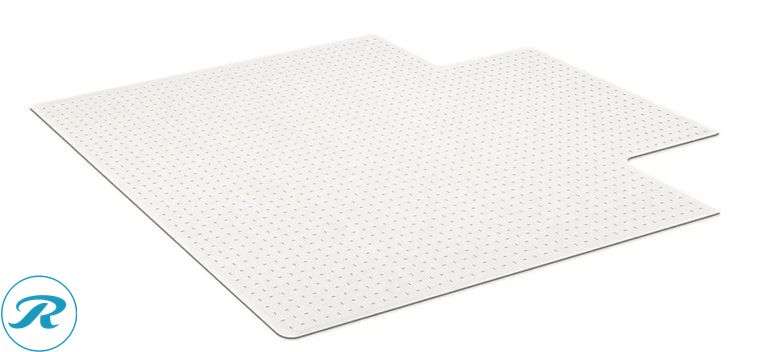 ES Robbins EverLife Chair Mat For High Pile Carpet, 45" x 53", Clear - New