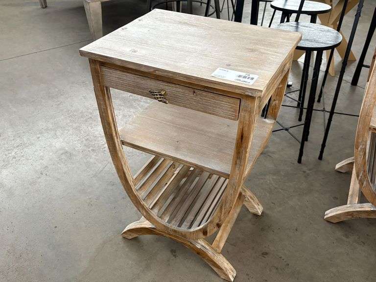 (2) Wood Side Tables - Roller Auctions