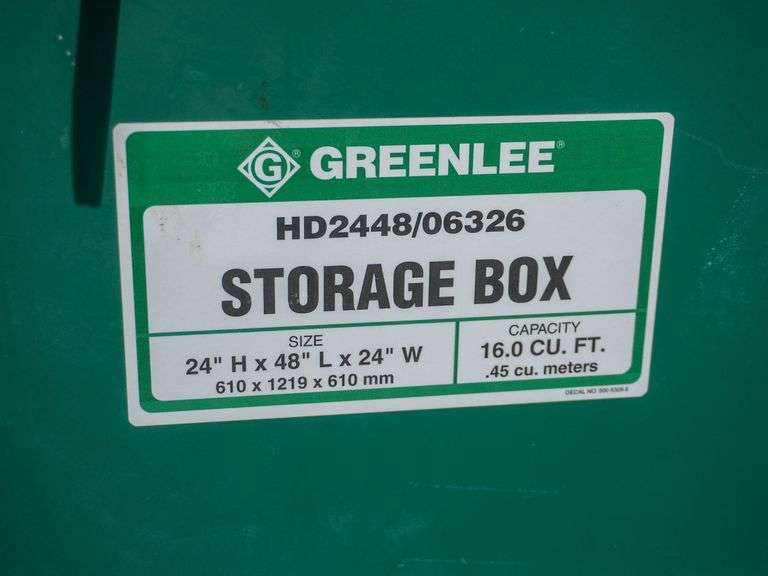 Greenlee HD2448/06326 Storage Box, 24