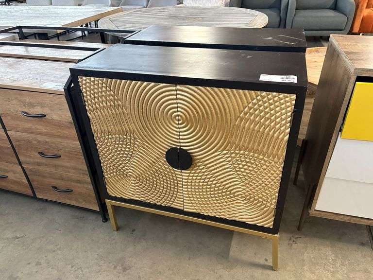 (2) Modern Accent Cabinets, 30” x 13” x 33”h