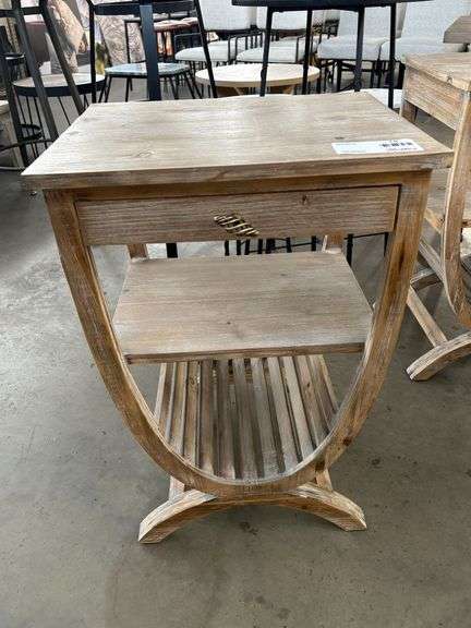 (2) Wood Side Tables - Roller Auctions